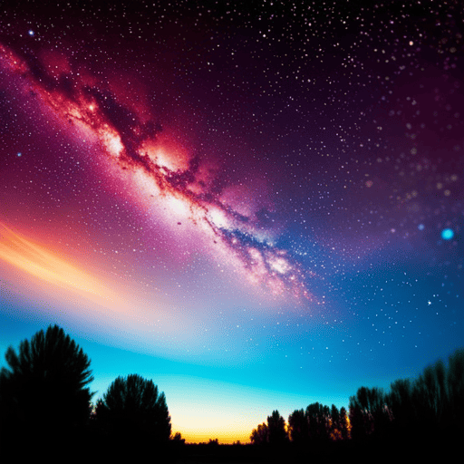 An image that showcases a vibrant, celestial sky filled with constellations forming intricate numerical patterns, guiding individuals towards their life's purpose
